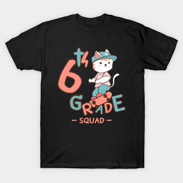 6th grade cat T-Shirt by hnueng111